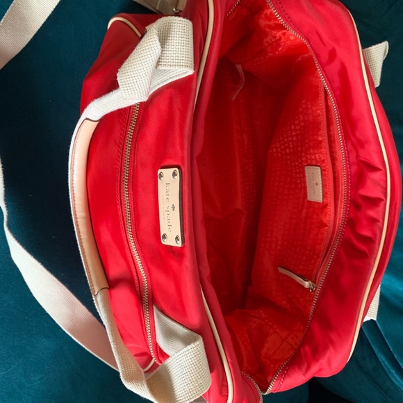 Kate spade Kennedy park nylon duffle Garnet Red - Picture 6 of 6